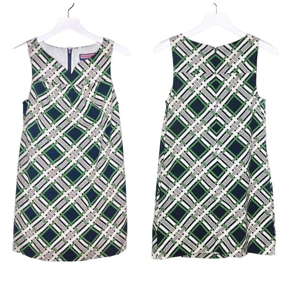 Vineyard Vines r Tiller Rope print cotton sleeveless dress, size 2 - Picture 10 of 10